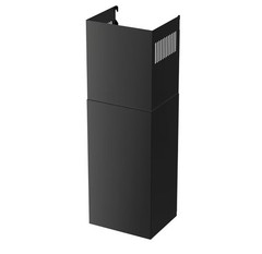 Firegas Black Range Hood Extension Chimney Wall Mount 8.11″W x 6.65″D x 27.55″H