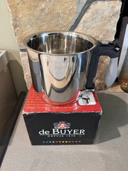 De Buyer Bain-Marie Double Boiler 1.5 L Stainless Steel Base Induction In Box