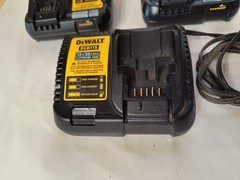 Dewalt 12V/20V Lithium Ion Battery Chargers LOT of 3 — (2) DCB1104 & DCB115