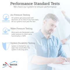 5 Stage Kitchen Home Drinking Reverse Osmosis System RO MAX Water USA Filters