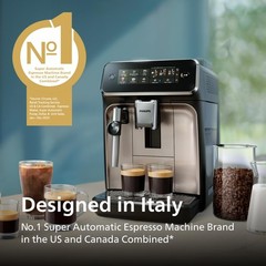 Philips 3300 Series Fully Automatic Espresso Machine, Grinder and Milk Frother