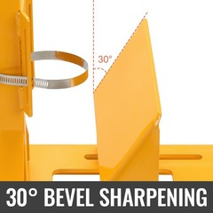Lawn Mower Blade Sharpener Grinder Motor with Adjustable Ring Rust 30° Angle