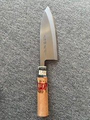 Tosa Deba Knife 17cm Unused w/Box Hand-Cast Traditional Japanese Chef Knife