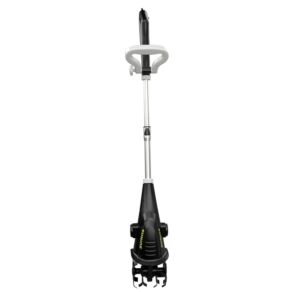 Sun Joe Electric Garden Cultivator with 2.5 Amp Motor and Steel Blades, Green
