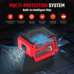 Portable Power Source Kit for Milwaukee 18V Battery AC DC Outlet 100W USB-C LED