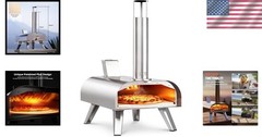 3-in-1 Portable Pizza Oven – Wood, Gas & Electric Options