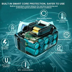 For Makita 18V 4.0Ah New BL1840B LXT Lithium-Ion Battery BL1860B BL1850B BL1830B