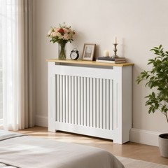 Radiator Cover Cabinet Decorative Heater Protector for Home Childproof Baseboard