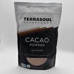 Terrasoul Superfoods Raw Organic Cacao Powder, 16 Oz, Rich Chocolate Goodness