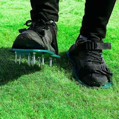 1 Pair Heavy Duty Lawn Aerator Shoes Grass Aerator Shoes Aerating Spike Sandal