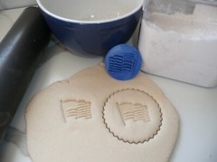 UNITED STATES US FLAG PATRIOTIC COOKIE STAMP EMBOSSER MADE IN USA PR5541