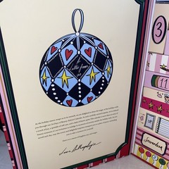Anthropologie Christmas Advent Calendar Holiday ‘24 Refillable Boxes EMPTY BOX