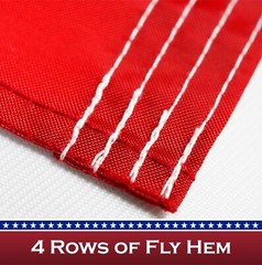 American US USA Pole Sleeve Flag United States 2×3 Feet Embroidered Polyester