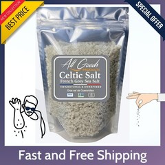 All Goods 5Oz Coarse, Hand Harvested Celtic Salt Organic 82 Minerals Coarse, Fr