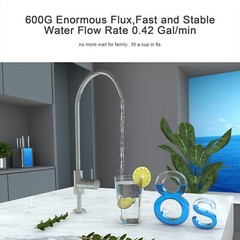 Tankless Water Filter Purifier System Filtration Reverse Osmosis RO Under Sink