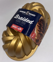 Nordic Ware 75th Anniversary Braided Loaf Pan, 6 cups / 1 .4 liters Made in USA