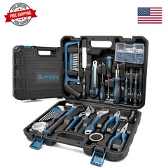 Home Tool Kit 148-Pcs – Household Basic portable Hand Repair Tool Set with Ca…