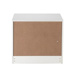 3Drawer Dresser White Storage Cabinet Chest of Drawer Bedroom Living Room Office