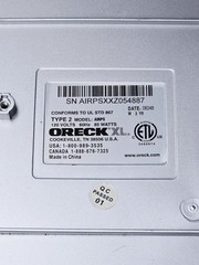 ORECK Xl Professional Air Purifier Type 2 Model AirPcs 120 Volts 60HZ 85 Watts