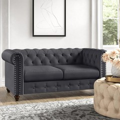 3 Inch Furniture Feet Wood Bun Feet Set of 4 Ottoman Couch Sofa Replacement Legs