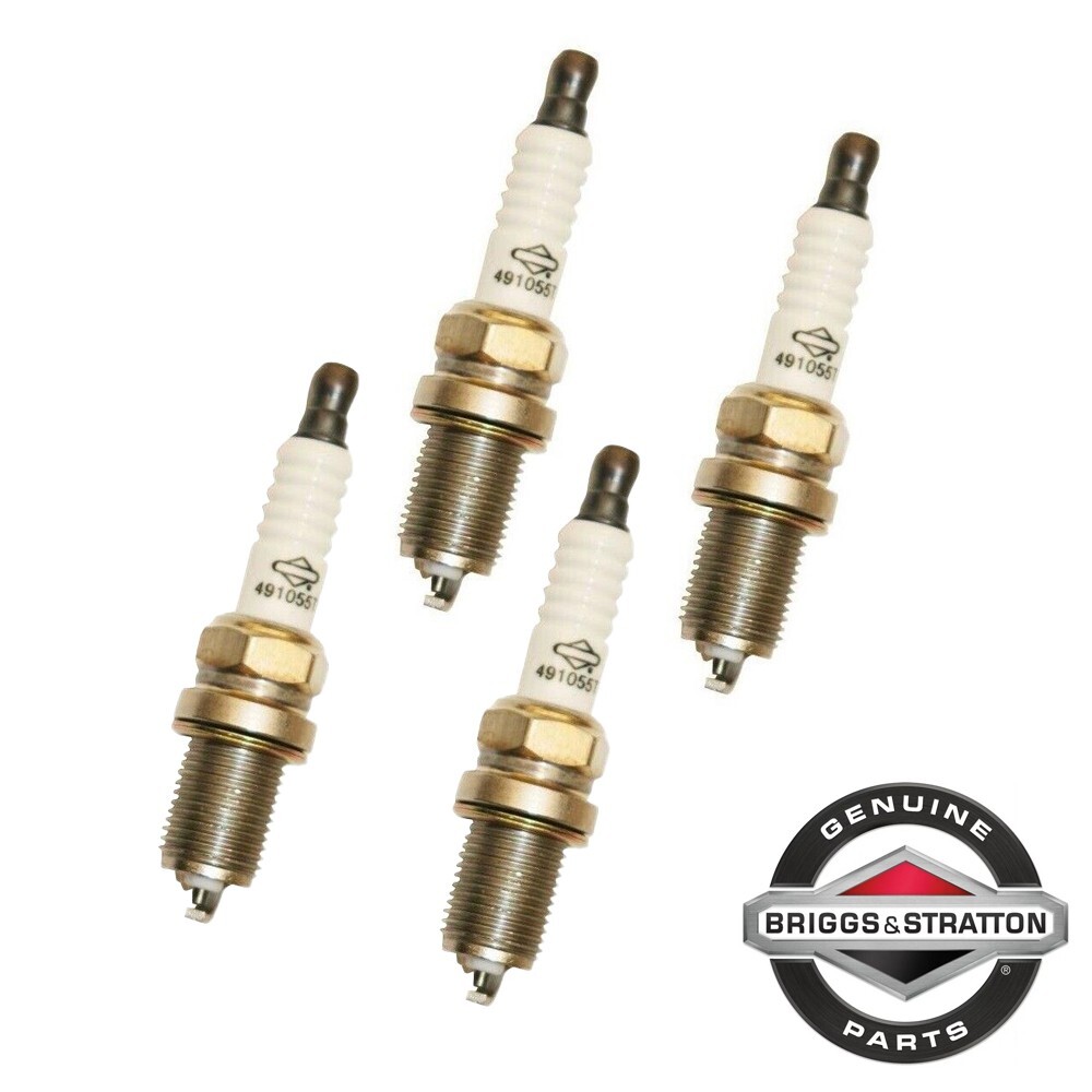 Genuine Briggs & Stratton 491055T (Same as 491055, RC12YC) Spark Plug – 4 PACK