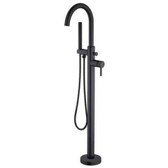 New in box…unused…Ancona “Nero” free standing tub faucet in matte black…