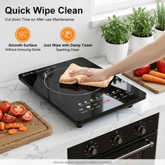 2200W Portable Kitchen Countertop Induction Cooktop Burner Electric Hot Stove