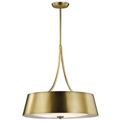 Maclain – 4 Light Round Pendant In Mid-Century Modern Style-24.25 Inches Tall