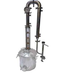 2″ Stainless Steel Reflux Spirit Still – Windows, Hoses, Condenser, Parrot & All