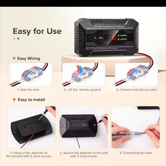 12V RV Carbon Monoxide & Propane Gas Detector Alarm High Sensitivity LPG CO Sens