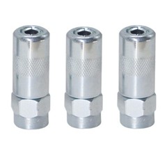 Heavy Duty 1/8 In. Npt Grease Gun Coupler Flat Nozzle (3-pack) USA