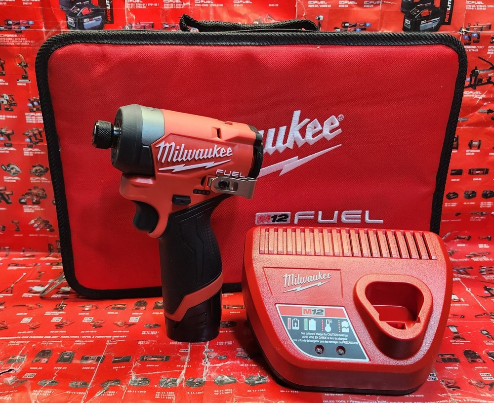 ⭐️NEW ⭐️ Milwaukee M12 FUEL GEN 3 Brushless 1/4″ Impact Driver Kit 3453-21