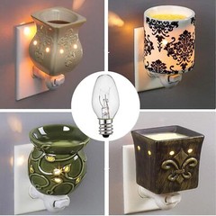 Best 12 Pack Wax Warmer Bulbs 15 Watt Light Bulbs for Scentsy Plug C7/120V/E12