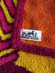 HERMES Beach Towel 148cm(58in) × 90cm(35in) Without BOX