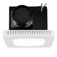 VEVOR 110 CFM Bathroom Exhaust Fan 1.5sones Bath Fan Low Noise with Light