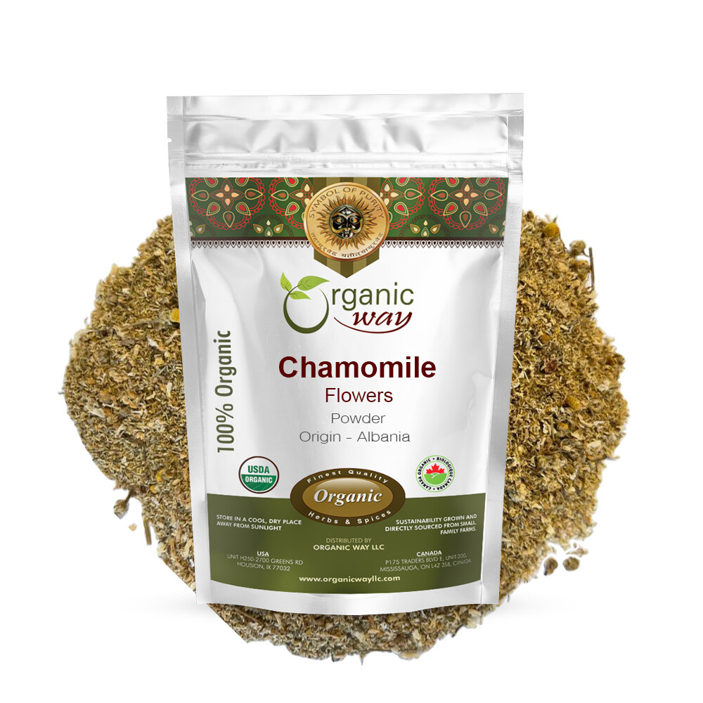 Organic Chamomile Flowers Powder