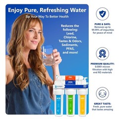 5 Stage Home Drinking Reverse Osmosis System PLUS Extra 4 Express Water Filters