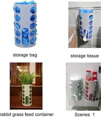 Plastic Bag Holder (2Sets/pack) Grocery Bag Holder Good For Storing Plastic Bags