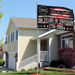 3Ply 250 Years American Anniversary Flag Betsy Ross 250th Anniversary USA Fla…