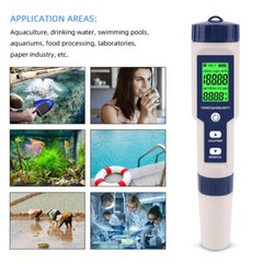 PH/TDS/EC/Salinity/Temperature 5 In 1 Digital Water Quality Meter Tester Tool US