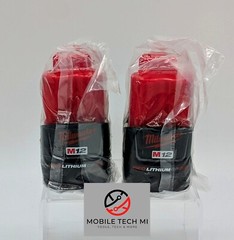 Milwaukee M12 2 Pack CP2.0 12V X2 2.0Ah Battery OEM (48-11-2420) & Charger Kit