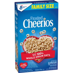 New Frosted Cheerios, Heart Healthy Cereal, Family Size, 18.4 OZ (Pack of 2)