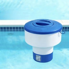Heavy Duty 7″ Pool Floating Chemical Dispenser Floater for 3″ Chlorine Tablets