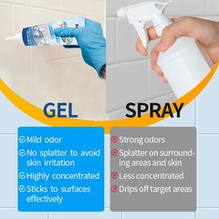 2PCS Mold Stain Remover Power Gel Cleaner for Front Loader Washing Machine Seal