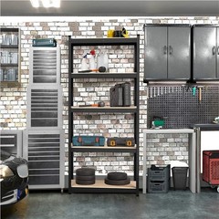 5-Tier Heavy Duty Metal Shelving Unit Garage Shelves Utility Rack Adjustable