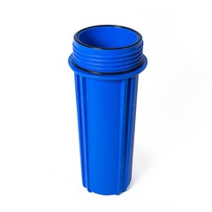 Standard 2.5×10″ Blue Whole House Filter Housing 3/4″ NPT with Pressure Release