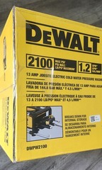 DEWALT 2100 PSI 1.2 GPM 13 AMP COLD WATER ELECTRIC PRESSURE WASHER BRAND NEW!