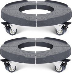 Adjustable Trash Can Roller Base – Set of 2