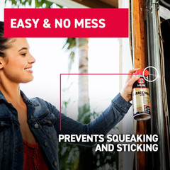 3-IN-ONE Professional Garage Door Lubricant with Smart Straw Sprays 2 Ways 11 oz