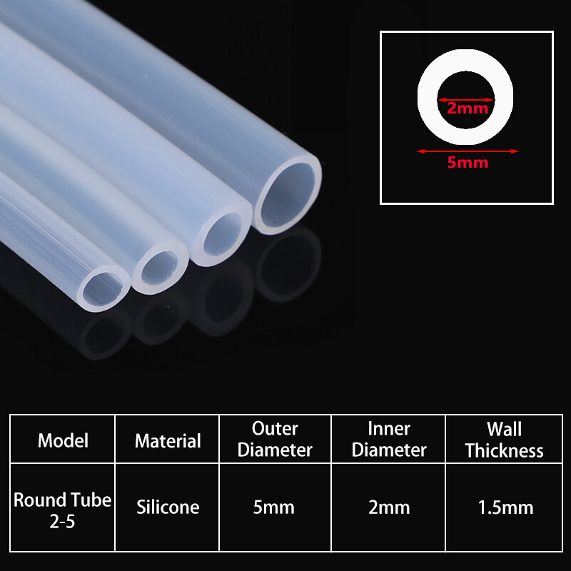 High-Temp Silicone Tubing for Peristaltic Pump Lab Grade Odorless Transparent